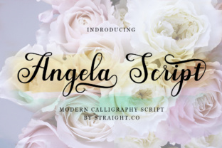 Angela Script: A Sweet Calligraphy Font for Elegant Design