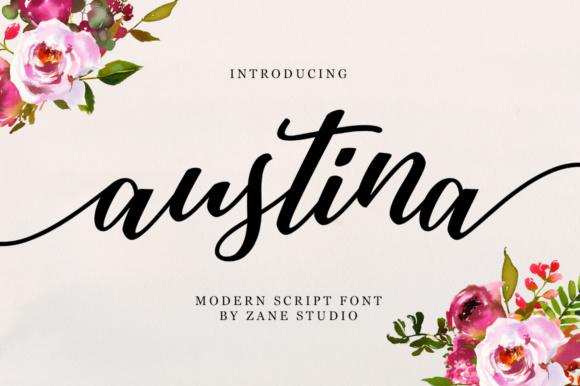 Austina Script: Where Modern Style Meets Handwritten Charm