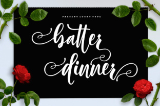Batter Dinner Script: A Creative Font for Modern Designs