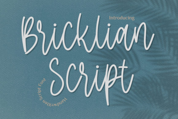 Bricklian Script: The Relaxed Handwritten Font for Authentic Design