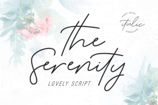 Bring Natural Elegance to Your Work with Serenity Script