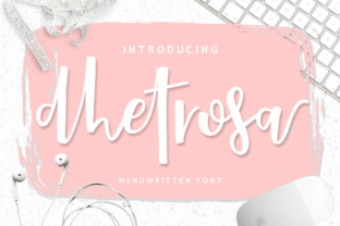 Dhetrosa Script: The Authentic Brush Script for Dynamic Design