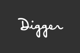 Digger Script: Handwritten Elegance for Modern Branding