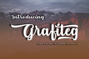 Grafiteg Script: Bold Style Meets Elegant Swashes