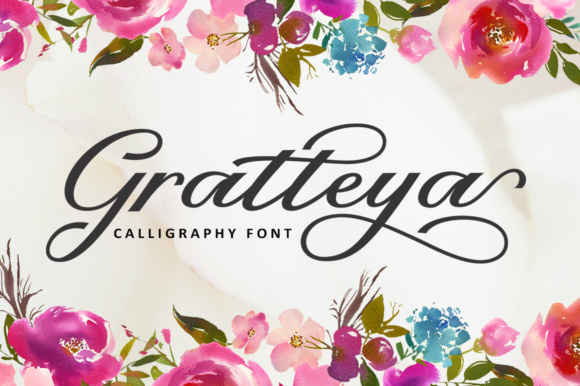 Gratteya Script: A Sweet Calligraphy Font for Modern Design