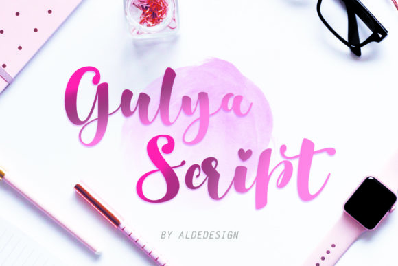 Gulya Script: Balancing Feminine Charm with Striking Design