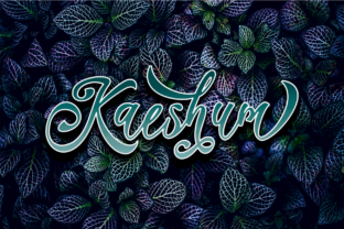 Kaeshum Script: Bold Typography for Modern Branding