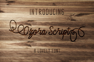Ozora Script: A Handwritten Font for Elegant Branding