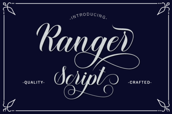 Ranger Script: The Modern Calligraphy Font for Stylish Brands