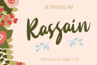 Rassain Script: The Handmade Font for Authentic Brands