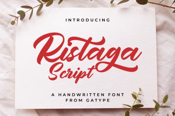 Ristaga Script: The Bold Typeface for Tough Branding