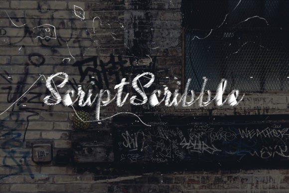 Script Scribble: A Brush Font with Authentic Energy