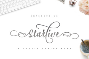 Starlive Script: A Modern Calligraphy Font for Creative Brands