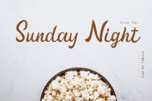 Sunday Night Script: A Font That Feels Like a Cozy Weekend